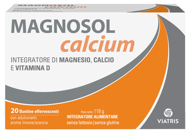 MAGNOSOL CALCIUM POLVERE EFFERVESCENTE 20 BUSTINE - Farmacia Nuova Dr.ssa Gabriella Catellani