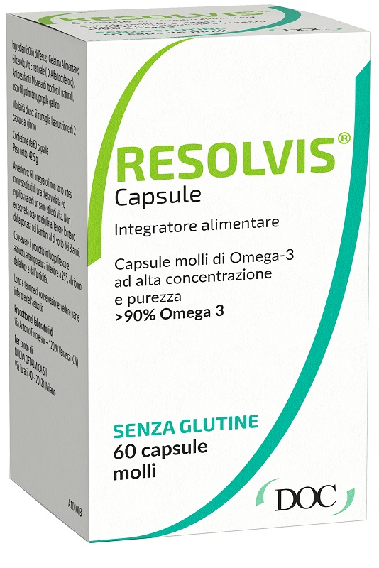 RESOLVIS 60 CAPSULE MOLLI - Farmacia Nuova Dr.ssa Gabriella Catellani