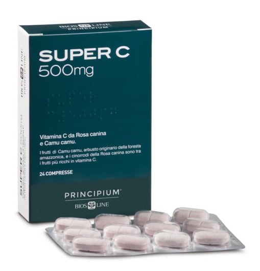 PRINCIPIUM SUPER C 500 24 COMPRESSE 24,2 G - Farmacia Nuova Dr.ssa Gabriella Catellani