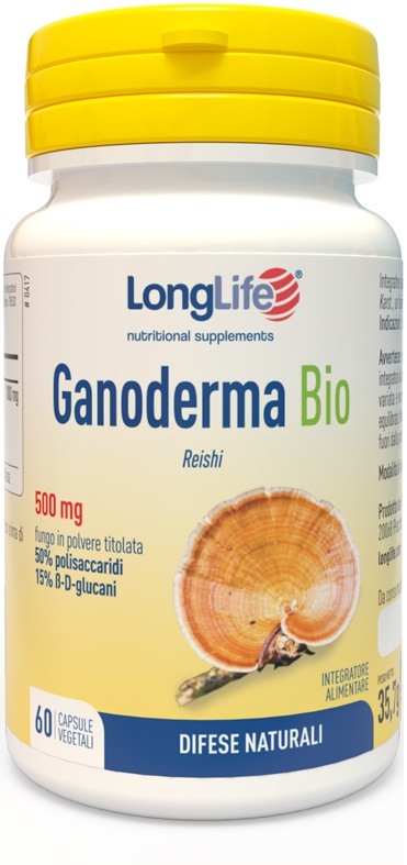 LONGLIFE GANODERMA BIO 60 CAPSULE - Farmacia Nuova Dr.ssa Gabriella Catellani
