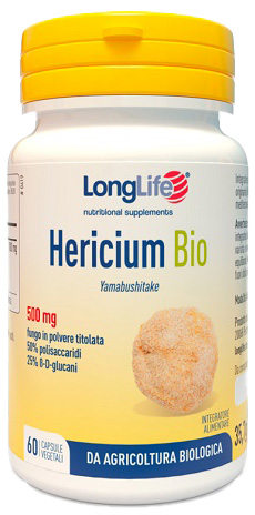 LONGLIFE HERICIUM BIO 60 CAPSULE VEGETALI - Farmacia Nuova Dr.ssa Gabriella Catellani