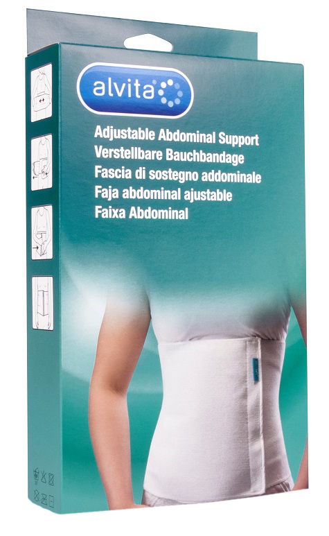 ALVITA FASCIA ADDOMINALE MISURA 1 CIRCONFERENZA 75-95 CM - Farmacia Nuova Dr.ssa Gabriella Catellani