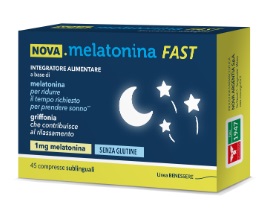 NOVA MELATONINA FAST 45 COMPRESSE 1MG DI MELATONINA - Farmacia Nuova Dr.ssa Gabriella Catellani