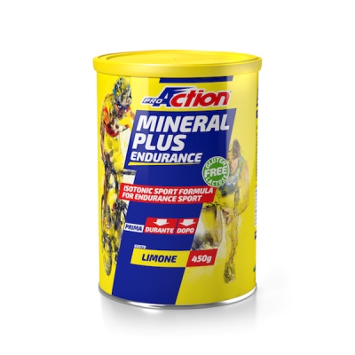 PROACTION MINERAL PLUS ENERGETICO E SALINO ISOTONICO AL LIMONE 450 G - Farmacia Nuova Dr.ssa Gabriella Catellani