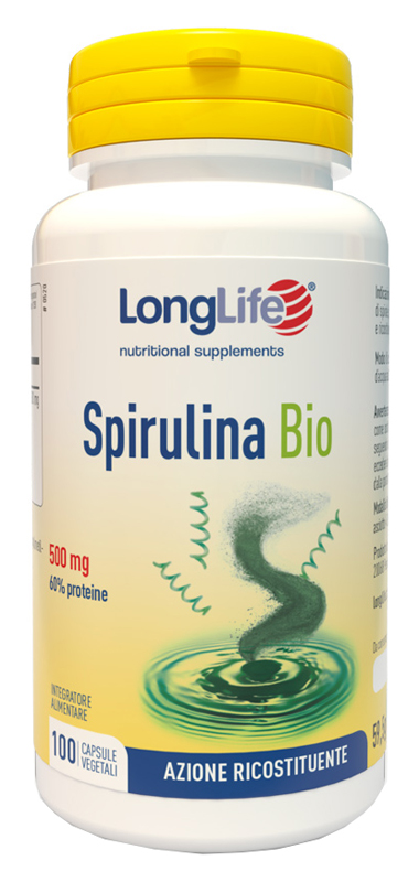 LONGLIFE SPIRULINA BIO 500 MG 100 CAPSULE VEGETALI - Farmacia Nuova Dr.ssa Gabriella Catellani