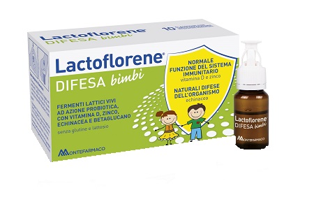 LACTOFLORENE DIFESA BAMBINI 10 FLACONI 100 ML - Farmacia Nuova Dr.ssa Gabriella Catellani