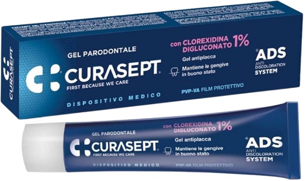 CURASEPT ADS GEL PARODONTALE CLOREXIDINA DIGLUCONATO 1% 30 ML - Farmacia Nuova Dr.ssa Gabriella Catellani