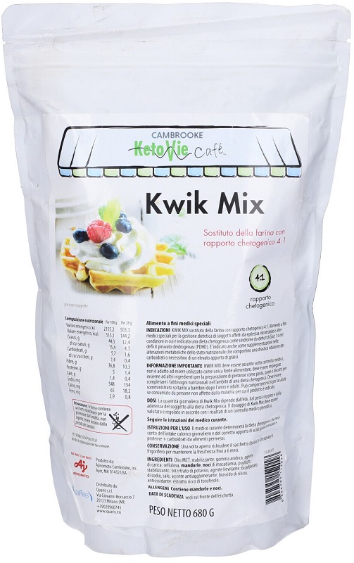 KETOVIE CAFE' KWIK MIX SOSTITUTO FARINA 680 G - Farmacia Nuova Dr.ssa Gabriella Catellani