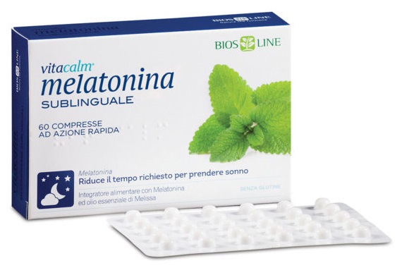 VITACALM MELATONINA 120 COMPRESSE SUBLINGUALI - Farmacia Nuova Dr.ssa Gabriella Catellani