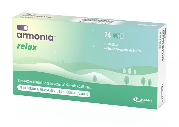 ARMONIA RELAX 1 MG A BASE DI MELATONINA 24 COMPRESSE - Farmacia Nuova Dr.ssa Gabriella Catellani