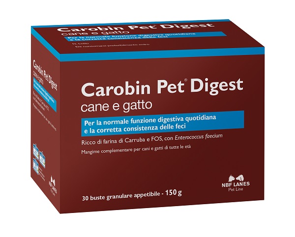 CAROBIN PET DIGEST GRANULARE 30 BUSTE DA 5 G - Farmacia Nuova Dr.ssa Gabriella Catellani