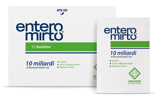 ENTERO MIRTO 10 BUSTINE - Farmacia Nuova Dr.ssa Gabriella Catellani