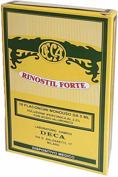 RINOSTIL FORTE SOLUZIONE IPERTONICA 10 FLACONCINI MONOUSO DA 5 ML - Farmacia Nuova Dr.ssa Gabriella Catellani