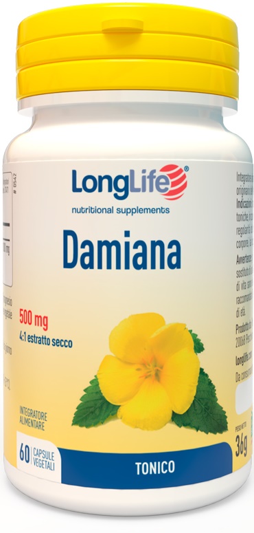 LONGLIFE DAMIANA 60 CAPSULE - Farmacia Nuova Dr.ssa Gabriella Catellani