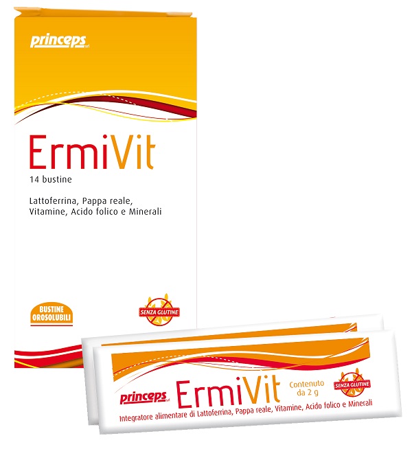 ERMIVIT 14 BUSTINE OROSOLUBILI - Farmacia Nuova Dr.ssa Gabriella Catellani