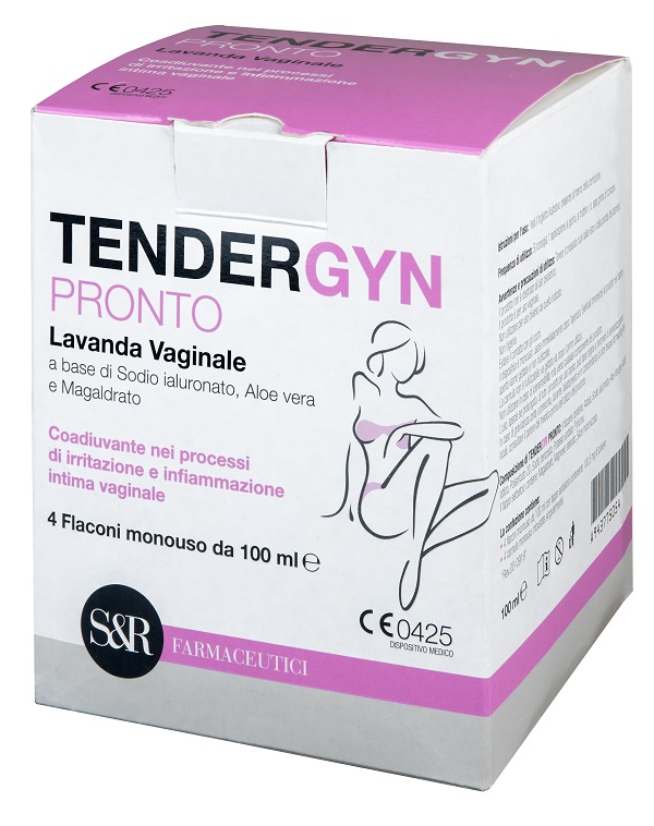 TENDERGYN PRONTO LAVANDA VAGINALE A BASE DI SODIO IALURONATO ALOE VERA E MAGARLDRATO 4X100 ML - Farmacia Nuova Dr.ssa Gabriella Catellani