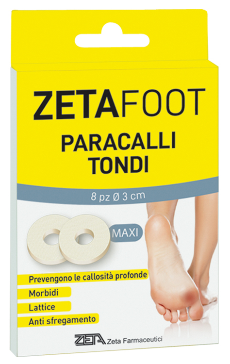 ZETAFOOT PARACALLO GRANDE TONDO LATTICE 8 PEZZI - Farmacia Nuova Dr.ssa Gabriella Catellani