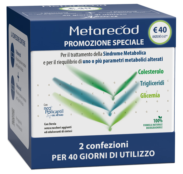 METARECOD 40 BUSTINE GRANULARI DA 2,5 G 2 PEZZI - Farmacia Nuova Dr.ssa Gabriella Catellani