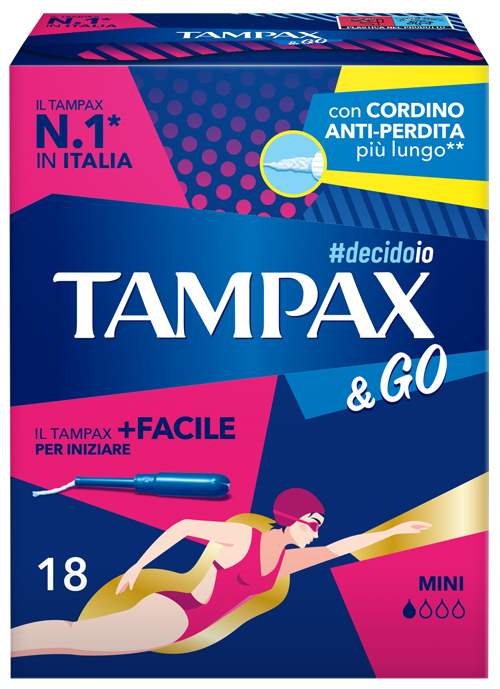 TAMPAX &GO MINI 18 PEZZI - Farmacia Nuova Dr.ssa Gabriella Catellani