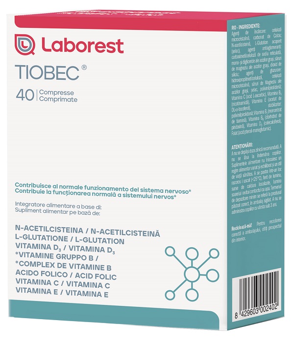 TIOBEC 40 COMPRESSE - Farmacia Nuova Dr.ssa Gabriella Catellani