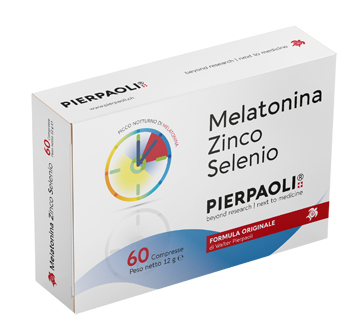 MELATONINA ZINCO SELENIO PIERPAOLI 60 COMPRESSE - Farmacia Nuova Dr.ssa Gabriella Catellani