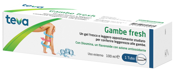 GAMBE FRESH TEVA GEL 100 ML - Farmacia Nuova Dr.ssa Gabriella Catellani