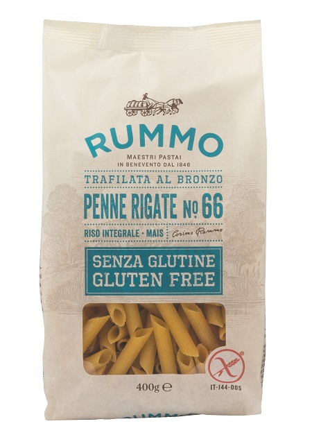 RUMMO PENNE RIGATE N66 DI RISO INTEGRALE E MAIS 400 G - Farmacia Nuova Dr.ssa Gabriella Catellani