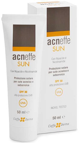 ACNEFFE SUN SPF 30 ALTA PROTEZIONE UVB PER CUTE ACNEICA E SEBORROICA 50 ML - Farmacia Nuova Dr.ssa Gabriella Catellani