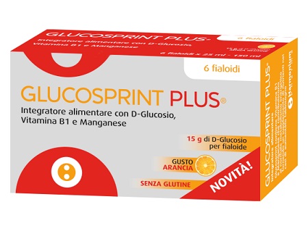 GLUCOSPRINT PLUS ARANCIA 6 FIALOIDI DA 25 ML - Farmacia Nuova Dr.ssa Gabriella Catellani