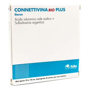 CONNETTIVINABIO PLUS GARZA 10 X 10 CM 10 PEZZI - Farmacia Nuova Dr.ssa Gabriella Catellani