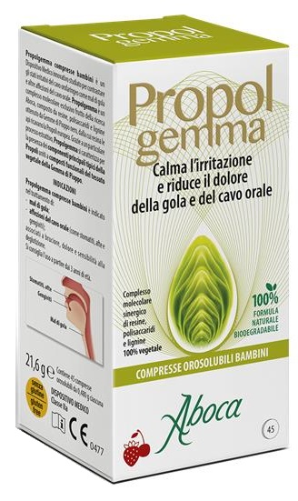 PROPOLGEMMA BAMBINI 45 COMPRESSE OROSOLUBILI 480 MG - Farmacia Nuova Dr.ssa Gabriella Catellani