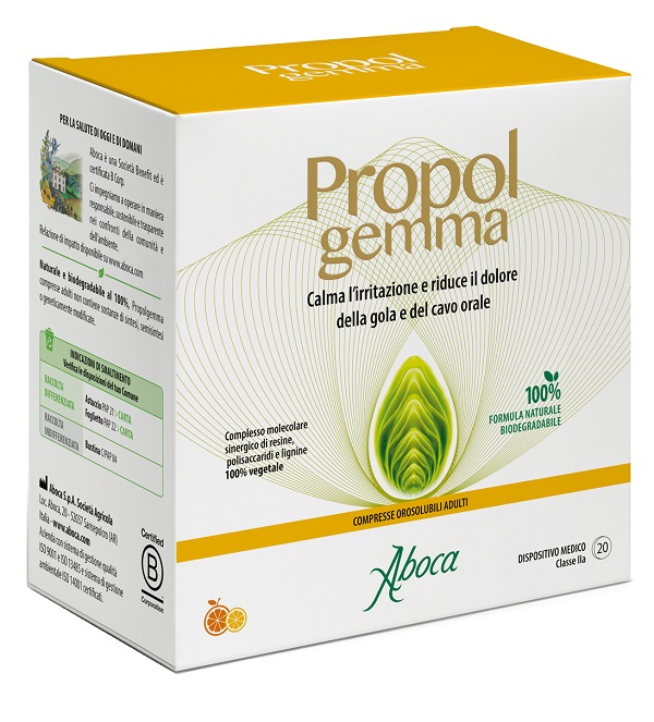 PROPOLGEMMA 20 COMPRESSE OROSOLUBILI ADULTI 1,50 G - Farmacia Nuova Dr.ssa Gabriella Catellani
