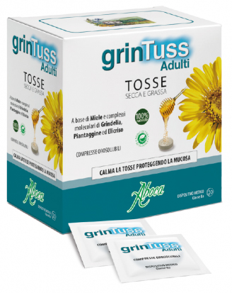 GRINTUSS ADULTI 20 COMPRESSE CON POLIRESIN 1,5 G - Farmacia Nuova Dr.ssa Gabriella Catellani