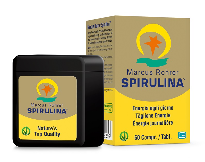 SPIRULINA MARCUS ROHRER TASCABILE 60 COMPRESSE - Farmacia Nuova Dr.ssa Gabriella Catellani