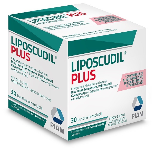 LIPOSCUDIL PLUS 30 BUSTINE OROSOLUBILI - Farmacia Nuova Dr.ssa Gabriella Catellani
