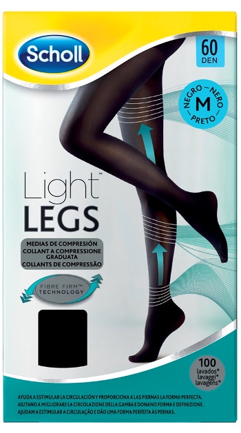 SCHOLL LIGHTLEGS 60 DENARI TAGLIA M COLORE NERO 1 PAIO - Farmacia Nuova Dr.ssa Gabriella Catellani