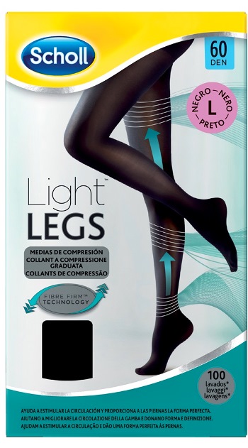 SCHOLL LIGHTLEGS 60 DENARI TAGLIA L COLORE NERO 1 PAIO - Farmacia Nuova Dr.ssa Gabriella Catellani