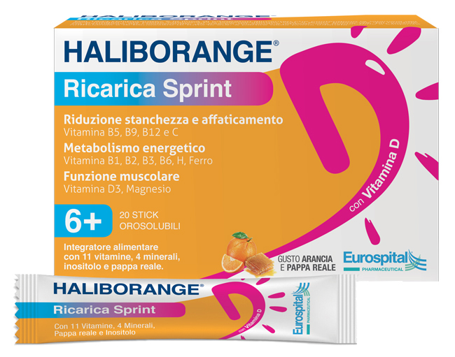 HALIBORANGE RICARICA SPRINT 20 STICK PACK 2 G - Farmacia Nuova Dr.ssa Gabriella Catellani