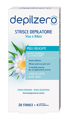 DEPILZERO STRISCE VISO E BIKINI 20 PEZZI - Farmacia Nuova Dr.ssa Gabriella Catellani