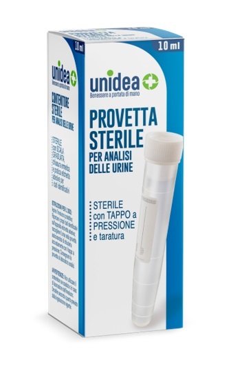 UNIDEA PROVETTA STERILE PER ANALISI URINE 10 ML - Farmacia Nuova Dr.ssa Gabriella Catellani