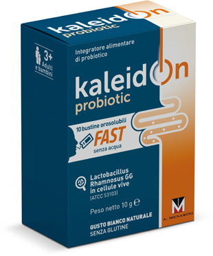 KALEIDON PROBIOTIC FAST BIANCO NATURALE 10 BUSTE OROSOLUBILI - Farmacia Nuova Dr.ssa Gabriella Catellani