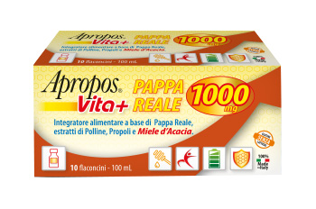 APROPOS VITA+ PAPPA REALE 1000MG 10 FLACONCINI DA 10 ML - Farmacia Nuova Dr.ssa Gabriella Catellani