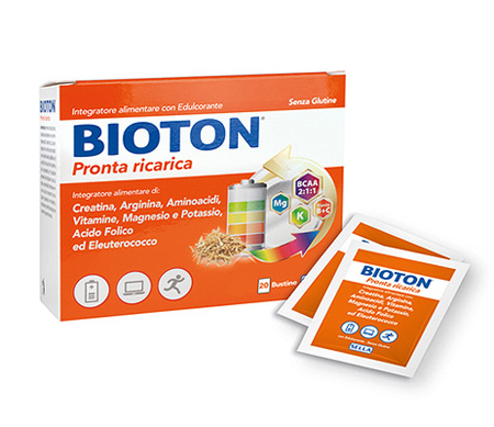 BIOTON PRONTA RICARICA 20 BUSTINE - Farmacia Nuova Dr.ssa Gabriella Catellani