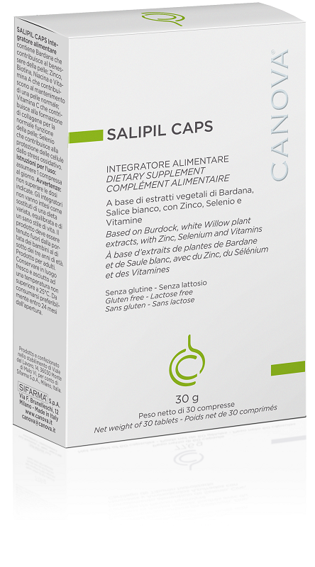 CANOVA SALIPIL CAPS 30 COMPRESSE NUOVA CONFEZIONE - Farmacia Nuova Dr.ssa Gabriella Catellani