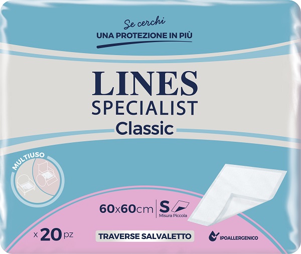TRAVERSA LINES SPECIALIST CLASSIC TRAVERSA 60 X 60 CM 20 PEZZI - Farmacia Nuova Dr.ssa Gabriella Catellani