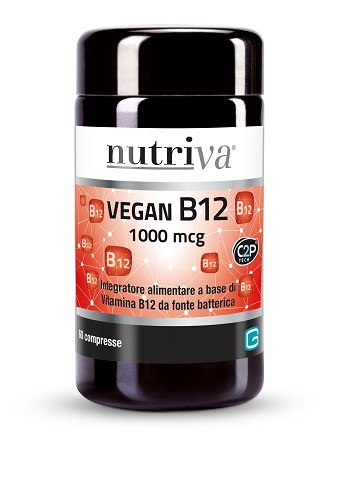 NUTRIVA VEGAN B12 60 COMPRESSE 1000MCG - Farmacia Nuova Dr.ssa Gabriella Catellani