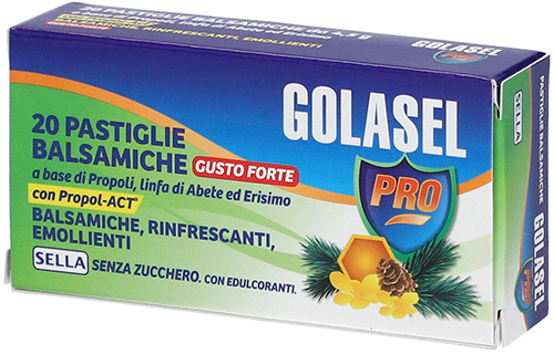 GOLASEL PRO 20 PASTIGLIE BALSAMICHE FORTI - Farmacia Nuova Dr.ssa Gabriella Catellani