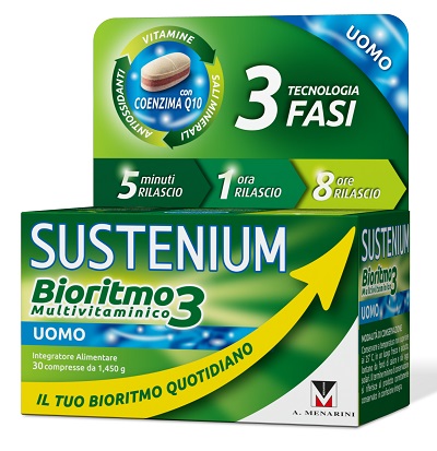 SUSTENIUM BIORITMO3 UOMO ADULTO 30 COMPRESSE - Farmacia Nuova Dr.ssa Gabriella Catellani