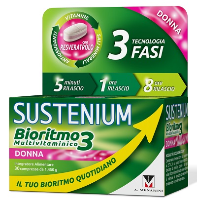 SUSTENIUM BIORITMO3 DONNA ADULTA 30 COMPRESSE - Farmacia Nuova Dr.ssa Gabriella Catellani