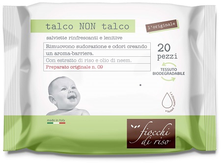 FIOCCHI DI RISO SALVIETTE TALCO NON TALCO - Farmacia Nuova Dr.ssa Gabriella Catellani